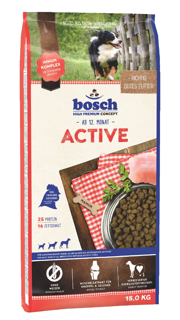 bosch Hunde-Trockenfutter Active